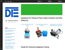 Tablet Screenshot of dte-device.com